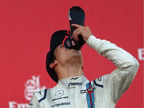 BAKOU, Azerbaijan — Montreal Formula One driver Lance Stroll took a podium spot for the first time Sunday, placing third in the Azerbaijan Grand Prix.