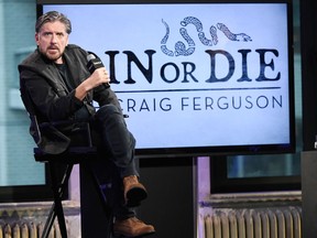 Craig Ferguson, seen here discussing the History Channel show Join or Die in February 2016, first appeared in Montreal's Just for Laughs festival 30 years ago. He's back again this year.