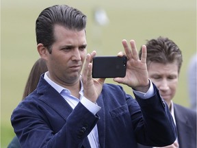 Imagine if there was a Shazam for people that we could use to help us remember who this guy is. (It's Donald Trump Jr.)