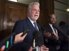 The Fédération des femmes du Québec (FFQ) is outraged by a comment Premier Philippe Couillard made following the stabbing of a Michigan security officer by a Montrealer.