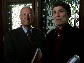 Richard and Sylvia Cruess in 2002, when they were part of an international effort to modernize the Hippocratic oath.