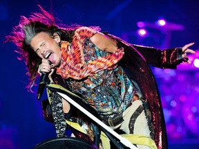 Photo of the day: Steven Tyler of Aerosmith performs at the Royal Arena in Copenhagen, June 5, 2017.
