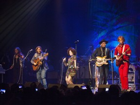 Arcade Fire performs at Kanpe Kanaval, a benefit for Haiti, in Montreal in March 2017.