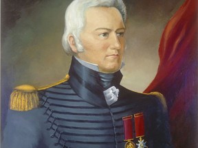 Colonel Charles-Michel de Salaberry commanded local forces in defending Montreal against American invaders in the Battle of Chateaguay in 1813.