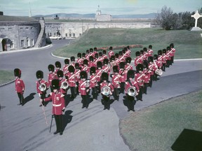 Royal 22nd Regimental Band, circa 1943-1965. Military bands were a major source of entertainment more than a century ago.