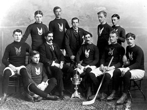 Montreal Amateur Athletic Association hockey team, 1896.