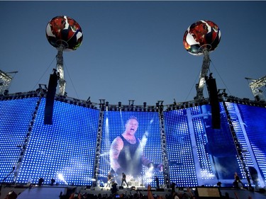 Metallica performs in concert on Parc Jean-Drapeau in Montreal, Quebec, July 19, 2017.