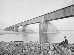 The Victoria Bridge, Grand Trunk Railway, 1878.