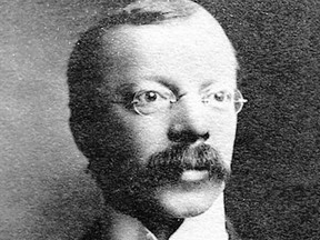 Dr. Hawley Crippen was convicted and hanged for the 1910 murder of his wife Cora (stage name Belle Elmore). He was apprehended in Quebec with the help of an observant ship captain and a telegraph machine while trying to flee London for Montreal aboard a ship.