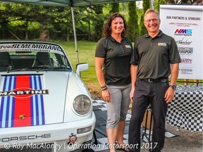 Tiffany Lodder and her husband Diezel have registered Operation Motorsport to raise charitable funds to field a multi-national entry of disabled veterans in the 2017 Race of Remembrance.