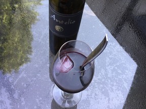 If you’re drinking outside on a hot day and your wine gets too warm, try swirling an ice cube in it for a few seconds.