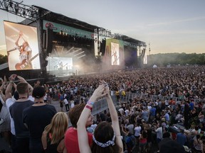 Programming at Osheaga was temporarily suspended for about an hour around 3 p.m.