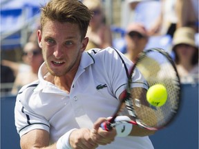 Canadian tennis player Filip Peliwo at the Rogers Cup in 2015: "I didn't play a smart match," Peliwo said of his loss Tuesday to Alejandro Gonzalez 7-5, 6-3.