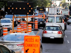 A fact of life in Montreal: Constant roadwork brings traffic to a halt, "resulting in detours and irritability that would register on the Richter scale," says Bill Brownstein.