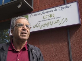 Mohamed Kesri at the Centre culturel islamique de Québec on July 12, 2017. In the wake of the Jan. 29, 2017 shootings at the mosque, the Centre culturel islamique de Québec sought to buy 60,000 square feet of land on the town limits of St-Apollinaire in order to create a Muslim-run cemetery. The project was defeated Sunday.