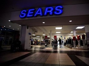 A Sears is shown in Ottawa on Thursday, June 22, 2017. Sears Canada has been given approval to begin liquidation sales Friday at the 59 locations it plans to close. Ontario Superior Judge Barbara Conway approved the motion Tuesday.THE CANADIAN PRESS/Sean Kilpatrick
