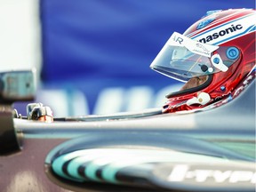 Adam Carroll (GBR), Spark-Jaguar, Jaguar I-Type during the New York City ePrix July 16, 2017.