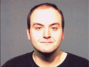 Dominik Angeli-Grou, 31,  is charged with committing an act of fraud, worth more than $5,000, at a bank in Montreal on July 12.