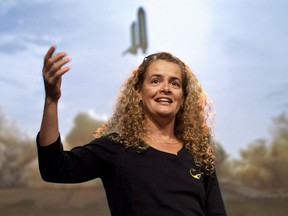 Julie Payette in 2009: The Montreal native is best known for her stint as an astronaut, but her accomplishments go much further than that, Allison Hanes says.