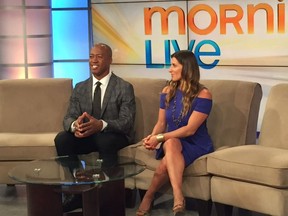 Former Canadian Football League quarterback Henry Burris is a co-host, along with Lianne Laing, of CTV Morning Live, a four-hour weekday television program produced at the CJOH/TSN studio in the Byward Market in Ottawa on July 19, 2017.