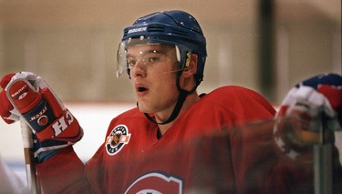 Russian rookie Andrei Markov at Habs development camp on August 15, 2000.