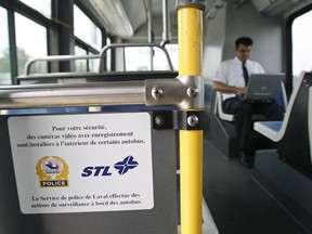 A Société de Transport de Laval bus.