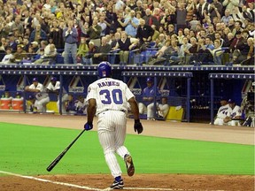 ''I've never heard a crowd that loud before,'' former Expo Tim Raines says of ovation from Montreal fans after drawing a walk in his first at-bat on April 6, 2001.