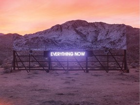 The Arcade Fire album Everything Now will be released July 28,
 2017. (Columbia Records via AP)