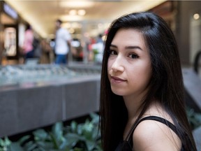 Zeina Babik, 23, has a bachelor of science in biotechnology engineering but has been working as a salesperson at Ardène at the Place Vertu mall in St-Laurent.
