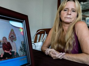 So many questions and so much regret: Sharon Murphy wants to know what led police to shoot and kill Chad Murphy, her brother, on the night of Oct. 2, 2016. The worst part is that "I know my brother is not the only one," she said. At her home in Île-Perrot, a family photo shows him, far right.