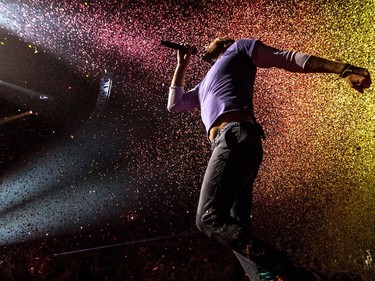 Coldplay lead singer Chris Martin entertained Montrealers at the Bell Centre on Tuesday, August 8, 2017.