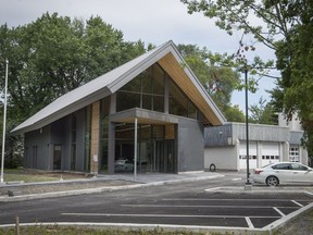 Senneville's new town hall was built this summer on the same site as the old town hall, with a $2.5-million price tag.