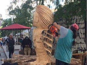 A totem carved by Atikamekw artist Jacques Newashish was accidentally disposed of by a city of Montreal employee this week.