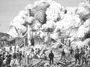 The fire at the Henderson sawmill near the Lachine Canal in 1874 was the first of many fires in Montreal that summer.