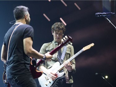 Shawn Mendes performs in concert at the Bell Centre in Montreal, Monday, August 14, 2017.