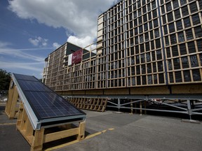 The sole Canadian entry in the international green housing design competition, Solar Decathlon China 2018; a joint project bringing together students and staff from McGill and Concordia University in Montreal, Aug. 29, 2017.