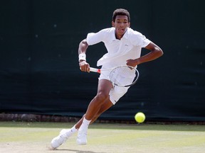 Félix Auger-Aliassime, seen in a 2016 file photo, was forced to withdraw from this year's Rogers Cup because of a wrist injury. He’s hoping to salvage his summer with a good showing at the U.S. Open qualifying.