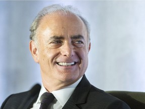 "Since 2016, we have added 18 direct links departing from Montreal to five continents," says Air Canada president and CEO Calin Rovinescu, seen at the company's annual general meeting in Montreal on May 5, 2017.