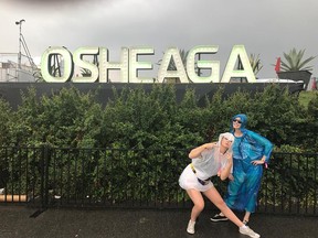 Osheaga was put on hold during severe weather Aug. 4, but music blogger BrooklynVegan was prepared.