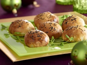 Asian-style beef and cabbage buns are shown in this file photo.