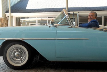 Lino Saputo seen in one of his many treasured collector cars at his house in Senneville on May 21, 2010.