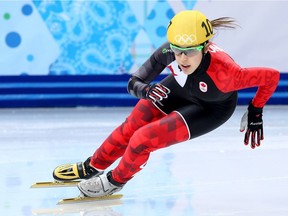 Short Track Speed Skating - Winter Olympics Day 3

SOCHI, RUSSIA - FEBRUARY 10:  Valerie Maltais of Canada competes in the Short Track Speed Skating Ladies' 500m heats on day 3 of the Sochi 2014 Winter Olympics at Iceberg Skating Palace on February 10, 2014 in Sochi, Russia.  (Photo by Streeter Lecka/Getty Images) ORG XMIT: 461433773
Streeter Lecka, Getty Images