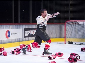 Playing With Fire: The Theo Fleury Story plays from Oct. 3 to 29, 2017, at the Centaur Theatre. It stars Shaun Smyth as the hockey player who was considered too short for the NHL but went on to Stanley Cup and Olympic glory.