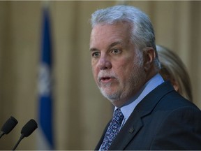 Quebec Premier Philippe Couillard has reached out to anglophones who have left Quebec and invited them to return to the province.