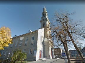 The Saint-Sauveur church in Quebec City says some activities will be cancelled while its steeple is repaired.