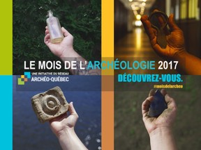Post for the 2017 Mois de l'archéologie in Quebec.