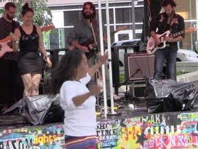 The Beatrice Deer Band played at Cabot Square on Friday Aug. 18, 2017.