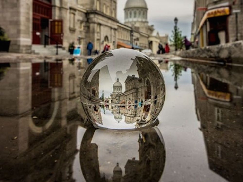 Montreal this morning Don't your umbrella, just in case