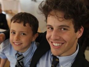 Boys can attend Selwyn House from kindergarten through Grade 11, with those in high school playing the role of big brother for those in elementary school.