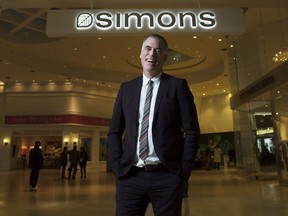 Peter Simons, president and chief executive officer of Simons, at a store opening in Mississauga in 2016.